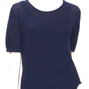 Talbots Navy Knot T-shirt Size Mp